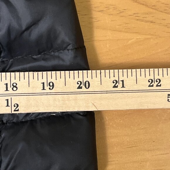 Outdoor Survival Canada Goose Down Black Parka Jacket Women's Small S - Picture 13 of 16